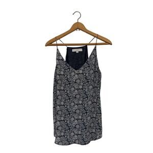 LOFT Women’s Racerback Tank – Size M – Floral Print – Lined Sleeveless Top